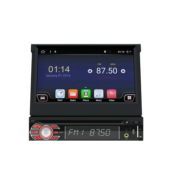 

Car Video Player GPS Navigation Android 8.1 Universal 1 Din In-dash Detachable Front Panel Radio Stereo with BT 2+16G