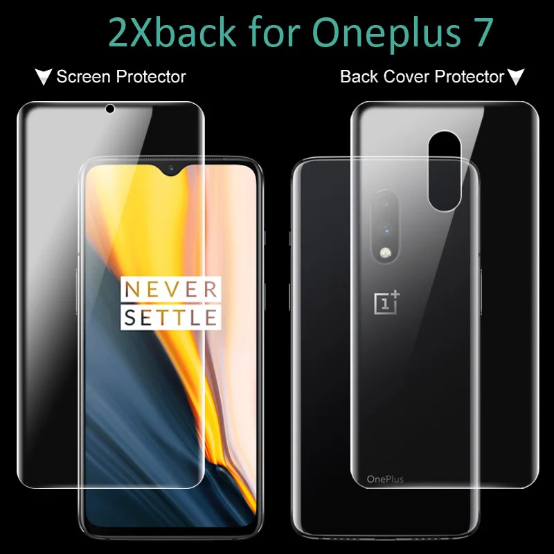 Imak Гидрогелевая пленка 3 III для Oneplus 7 Pro 6T 6 задняя Передняя Задняя Защитная Прозрачная Олеофобная пленка