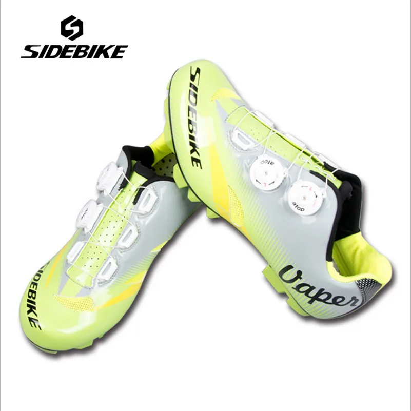 SIDEBIKE/Мужская обувь для велоспорта, Ультралегкая, из углеродного волокна, горный велосипед, Zapatillas Ciclismo, гоночные, самоблокирующиеся велосипедные ботинки