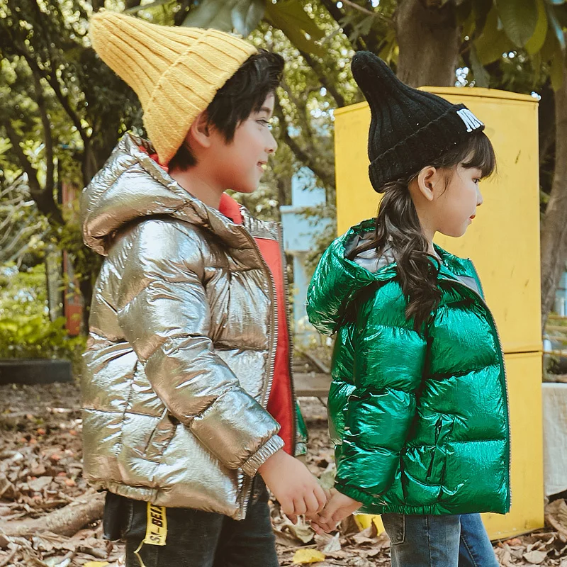 

FTLZZ Kids Boys Girls Down & Parkas Unisex Tops Baby Jacket For Girls Outerwear Toddler Warm Children Snow Wear Clothes