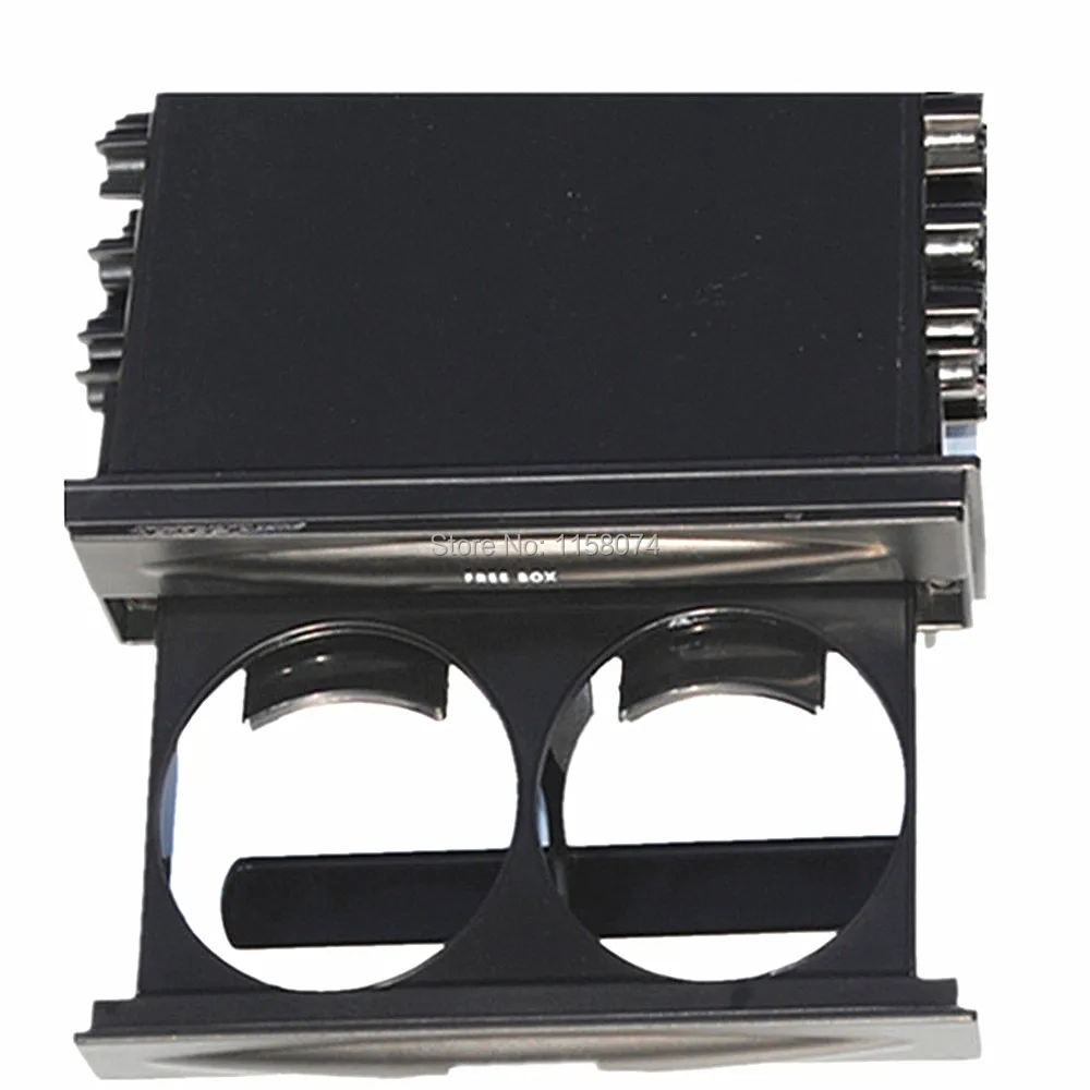 Pocket Radio Dash Kit Install Storage Box Double Din Layer With Drink-Cup Holder