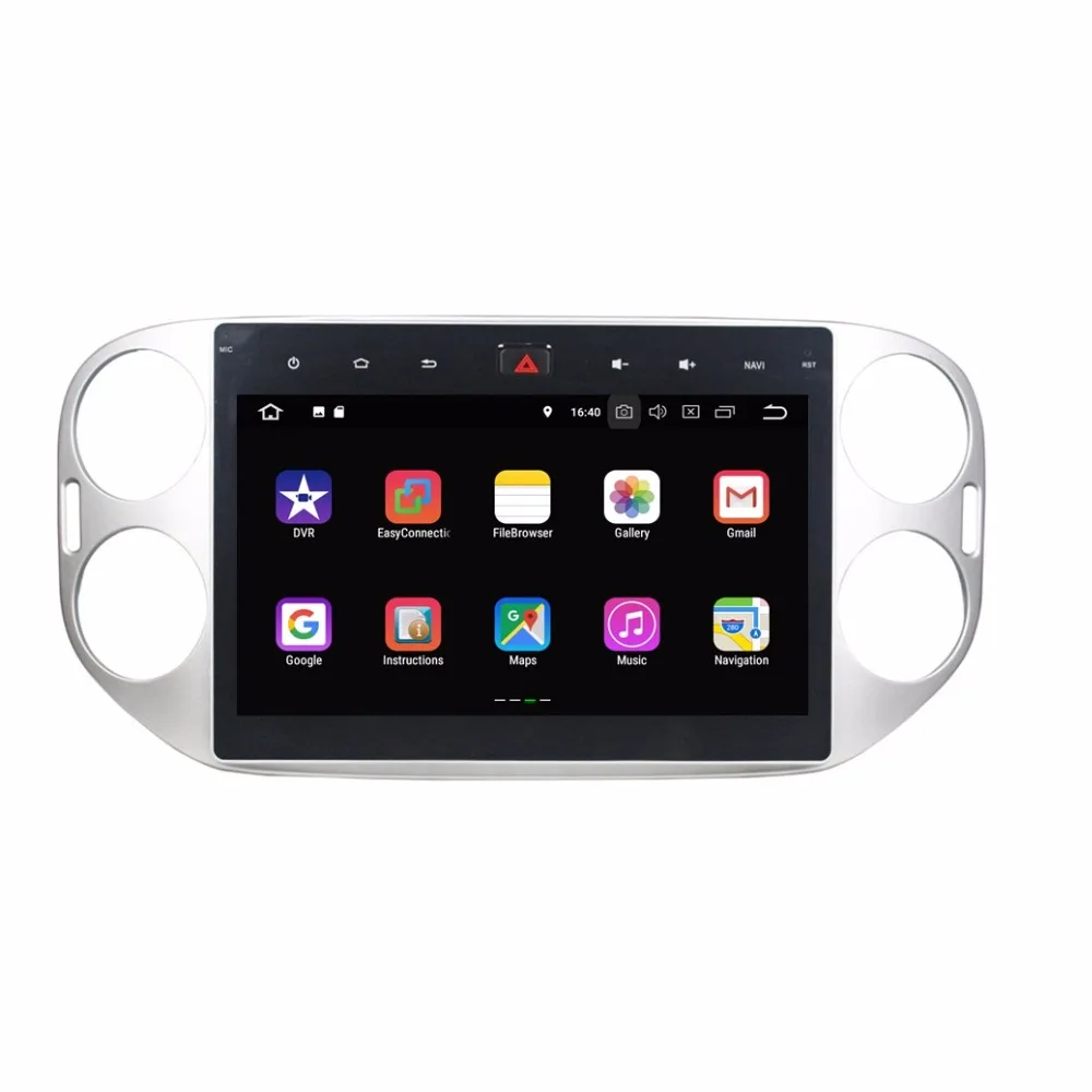 Sale 2GB RAM Quad Core 10.1" Android 8.1 Car DVD Player for VW Volkswagen Tiguan 2013-2016 With Radio GPS WIFI Bluetooth 16GB ROM 2