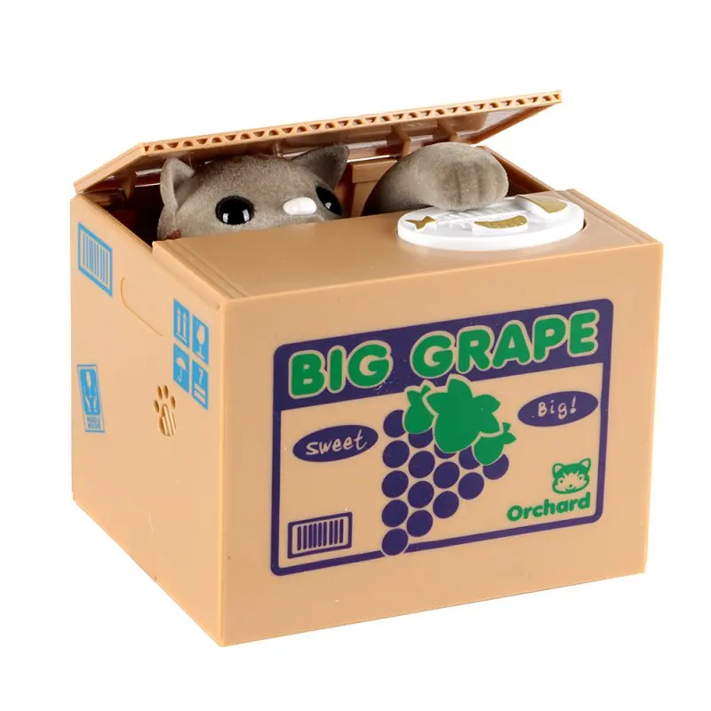

Automatic Stole Coin Piggy Bank Panda Pig Cat Money Box Money Saving Box New Money Boxes Home Decoration Girl For Children's day