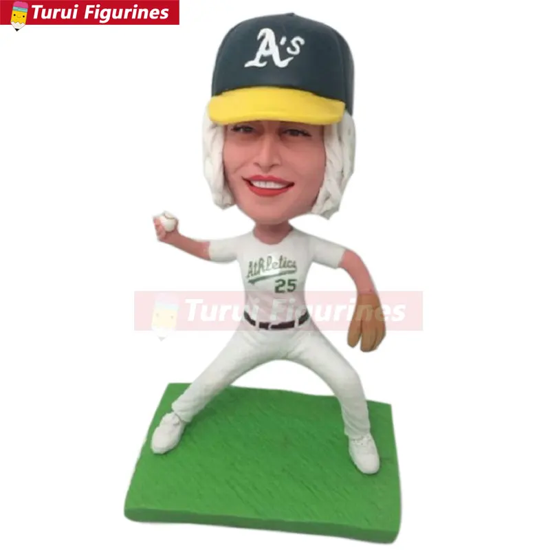 Персонализированные глиняные фигурки bobblehead на заказ основе фотографии клиентов
