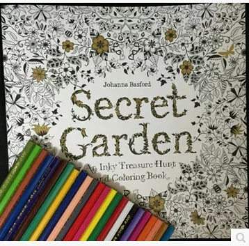 Secret GardenColoring Book Stress Relieving Patterns Kill Time Coloring For Adults And Children Free