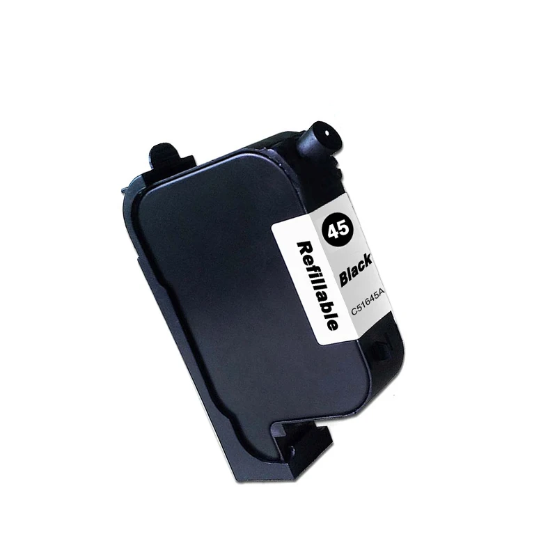 45BK перезаправляемый картридж совместимый для hp45 51645A 45 CAD граф плоттер 1280
