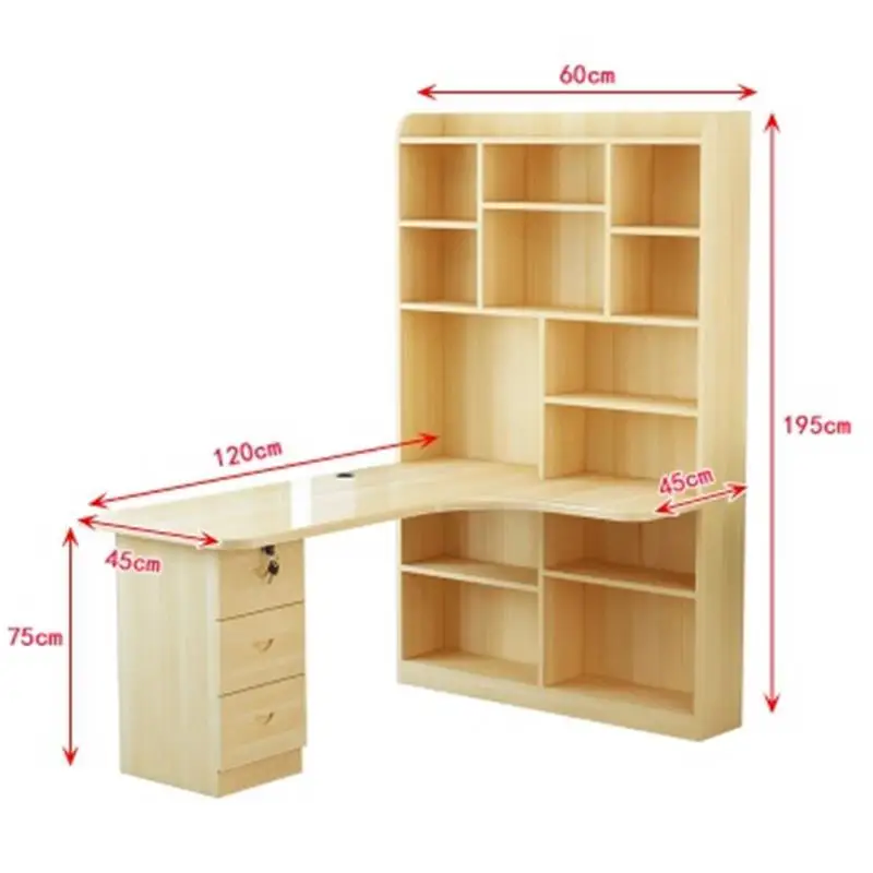 Tavolo صغيرة Schreibtisch مكتب الأثاث Escritorio منضدة للسرير خمر خشبية ميسا السرير الكمبيوتر المكتبية الجدول مع خزانة