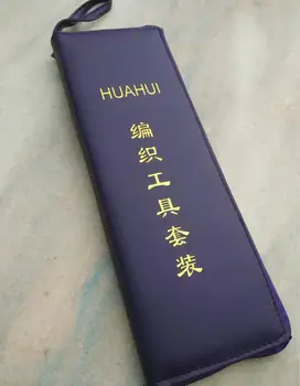 

Stainless Steel Straight Circular Knitting Needles Crochet Hook Weave Set With Bag