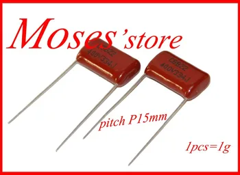 

400v 334 334J 330nf 0.33uf Original brand new CBB Polypropylene Film Capacitors pitch 15mm (500pcs)