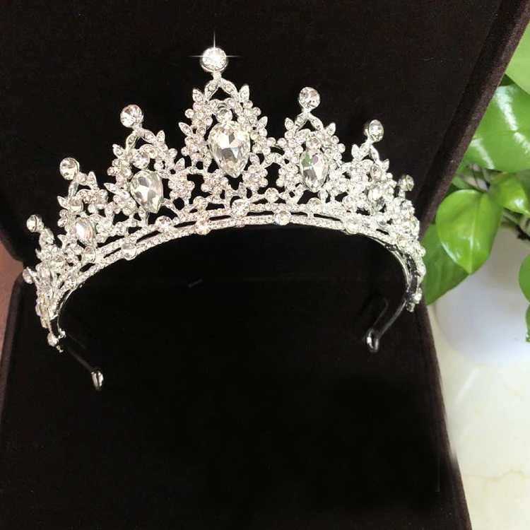  Deixa de Cristal Tiara Headband para o Casamento Da Tiara Da Coroa Cocar para As Mulheres Moda Acessórios Para Cabelo Nupcial Borda para o Cabelo (7)