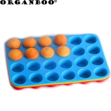 24 Отверстия мульти-сетки формочки для печенья круглые силиконовые формы «Стакан» печенье для выпечки и тортов форма для выпечки кондитерских изделий Аксессуары