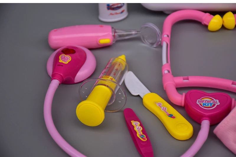 Медсестры доктор игрушки ролевые игры игрушка медицинский набор со светом Звук дети игровой набор «Доктор» Dokter Speelgoed Brinquedo медицинская Косплей