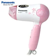 Panasonic EH-ND17 синий/розовая ручка складной фен с двумя режимами выдувания перегрев двойное страхование Уход за волосами быстросохнущая