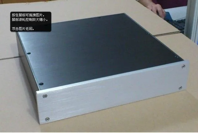 

C-3207 silver chassis Full Aluminum amplifier Enclosure/mini AMP case/dac box