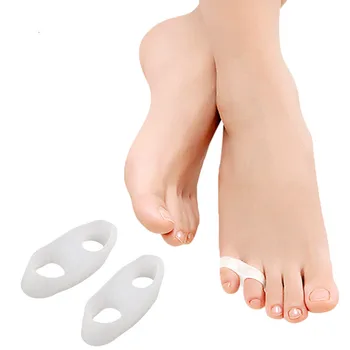 

Silicone Gel Inserts Pads Small Thumb Protection Orthopedic Toe Separator For Prevent Toe Overlap Hallux Valgus Corrector