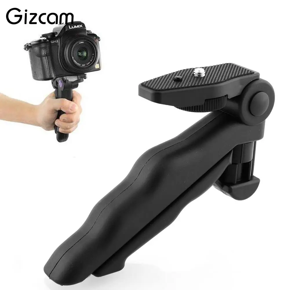 

Gizcam Hot New High Quality Flexible 2 in 1 Handheld Grip Mini Tripod Stand for Canon Digital Camera Camcorder