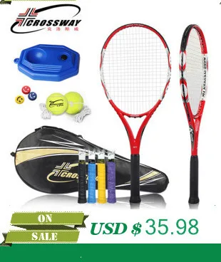 Crossway 801 Теннисная ракетка из углеродного волокна, теннисная ракетка с сумкой, теннисная ручка, размер 4 1/4-4 3/8, ракетка для тенниса, тренировочная ракетка
