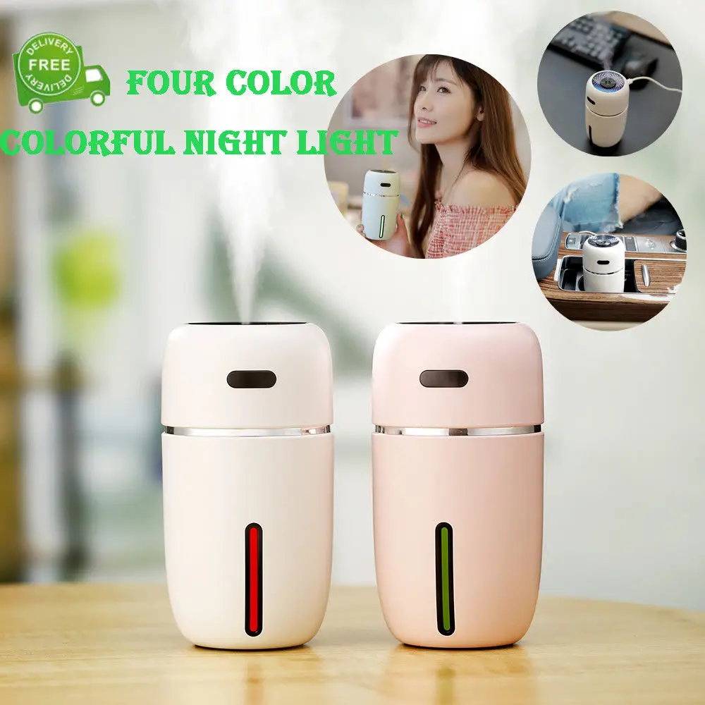 

Hot Sells Home LED Night Light USB Humidifier 200ml Purifier Atomizer Air Diffuser Summer Portable
