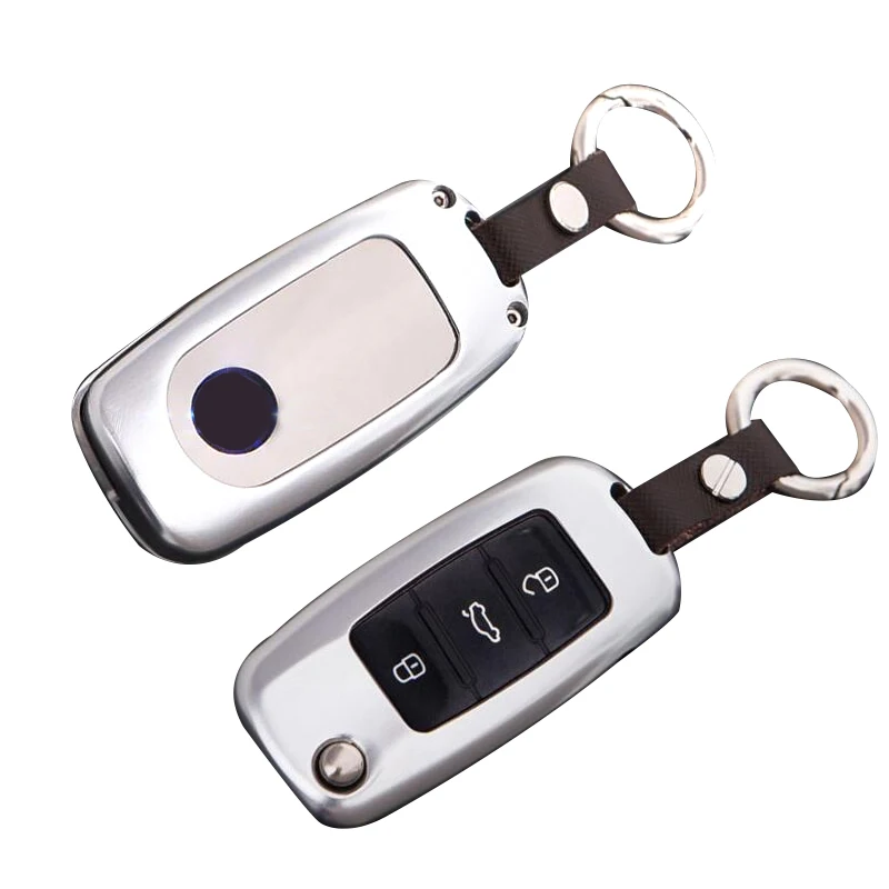 Car Accessories Alloy Auto Key Case Cover Bag Holder Key Shell for