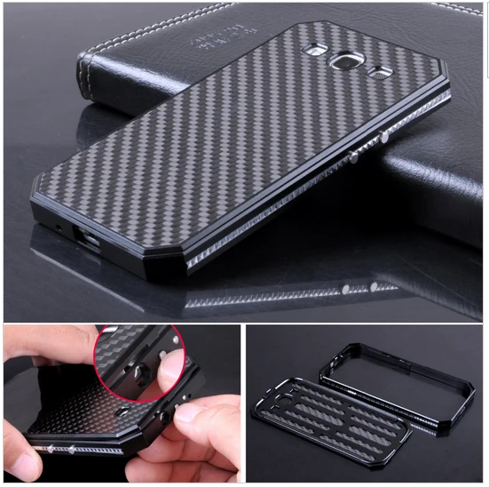 imágenes para De Metal de alta calidad Marco De Aluminio y Fibra de Carbono Cubierta Trasera Original Cajas Del Teléfono Móvil Para Samsung Galaxy S3 i9300 Funda protectora imágenes para De Metal de alta calidad Marco De Aluminio y Fibra de Carbono Cubierta Trasera Original Cajas Del Teléfono Móvil Para Samsung Galaxy S3 i9300 Funda protectora