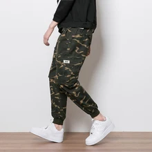 M~ 5XL Новинка мужская одежда плюс размер оригинальные шаровары свободные брюки ноги девять брюки манжеты хлопковые брюки