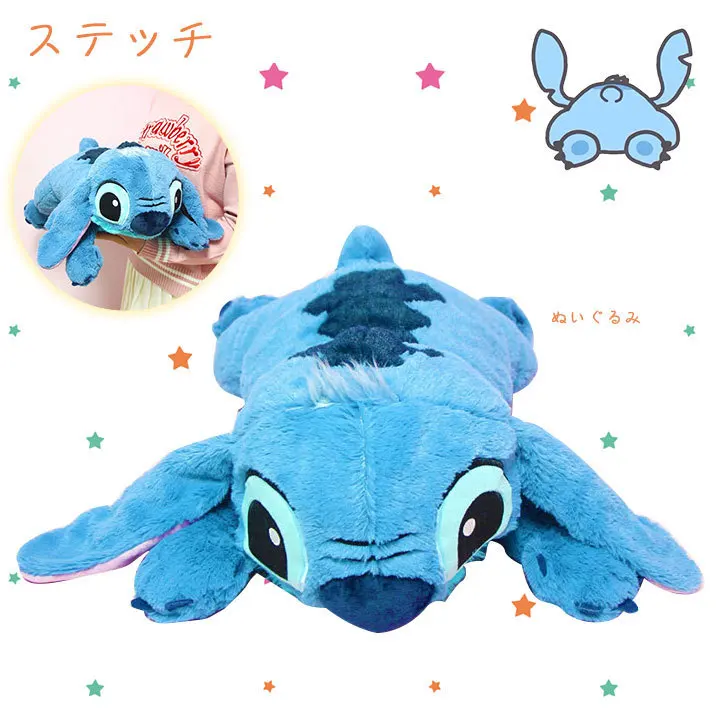 IVYYE 1 шт Kawaii синий Стич аниме мягкие милые плюшевые куклы пушистая кукла игрушки животные из мультфильмов детские подарки на день рождения новая