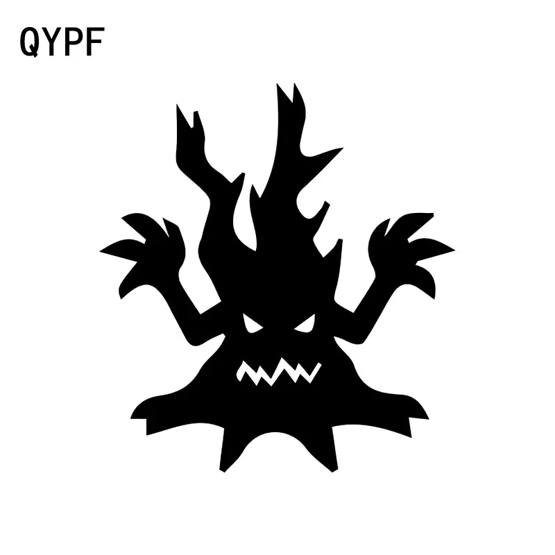 QYPF 12 7 см * 14 1 мультяшная манга создание угрожающих жестов дерево Виниловая