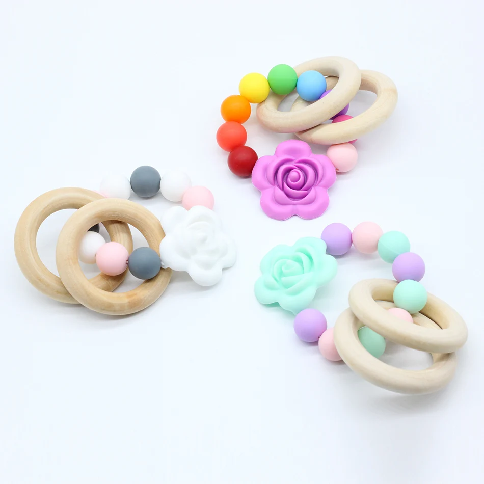 Buy Baby Pacifier Clips Silicone Teether Silicone