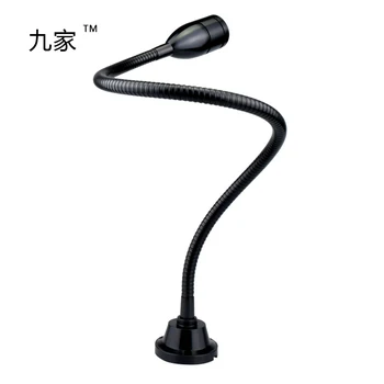 

LED Micro Machine Work Light Small Equipment Machine Light Black Aluminum Screw Fixed Gooseneck lamp 1W 12V / 24V