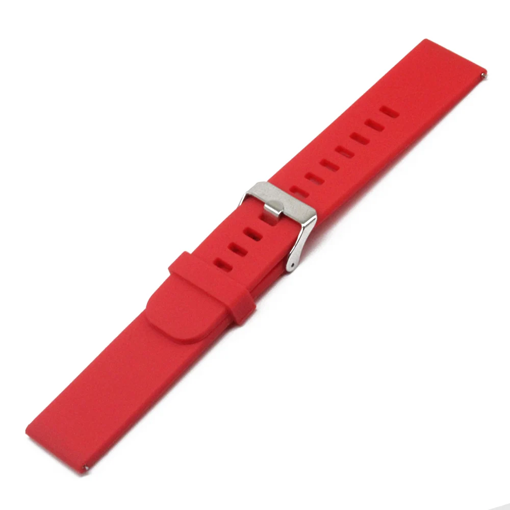 Ремешок силиконовый для наручных часов резиновый быстросъемный браслет R1