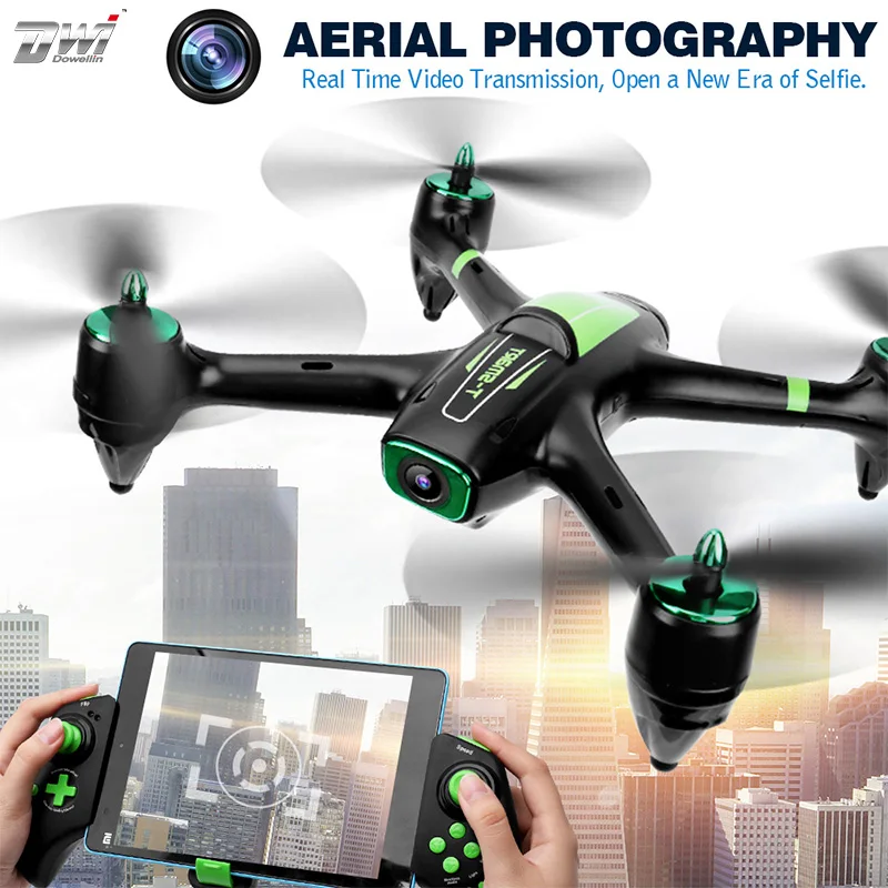 

RC Quadcopter Drone with Camera HD 5MP WiFi FPV Drone Phone iPad WiFi Control 120 Degree Wide Angle Lens 3D Eversion XBM-57