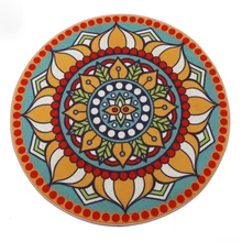 CIGI Круглый Пол ковры мультфильм цветы напольный коврик с принтом спальня кухня гостиная нескользящий коврик для ног любой возраст коврик