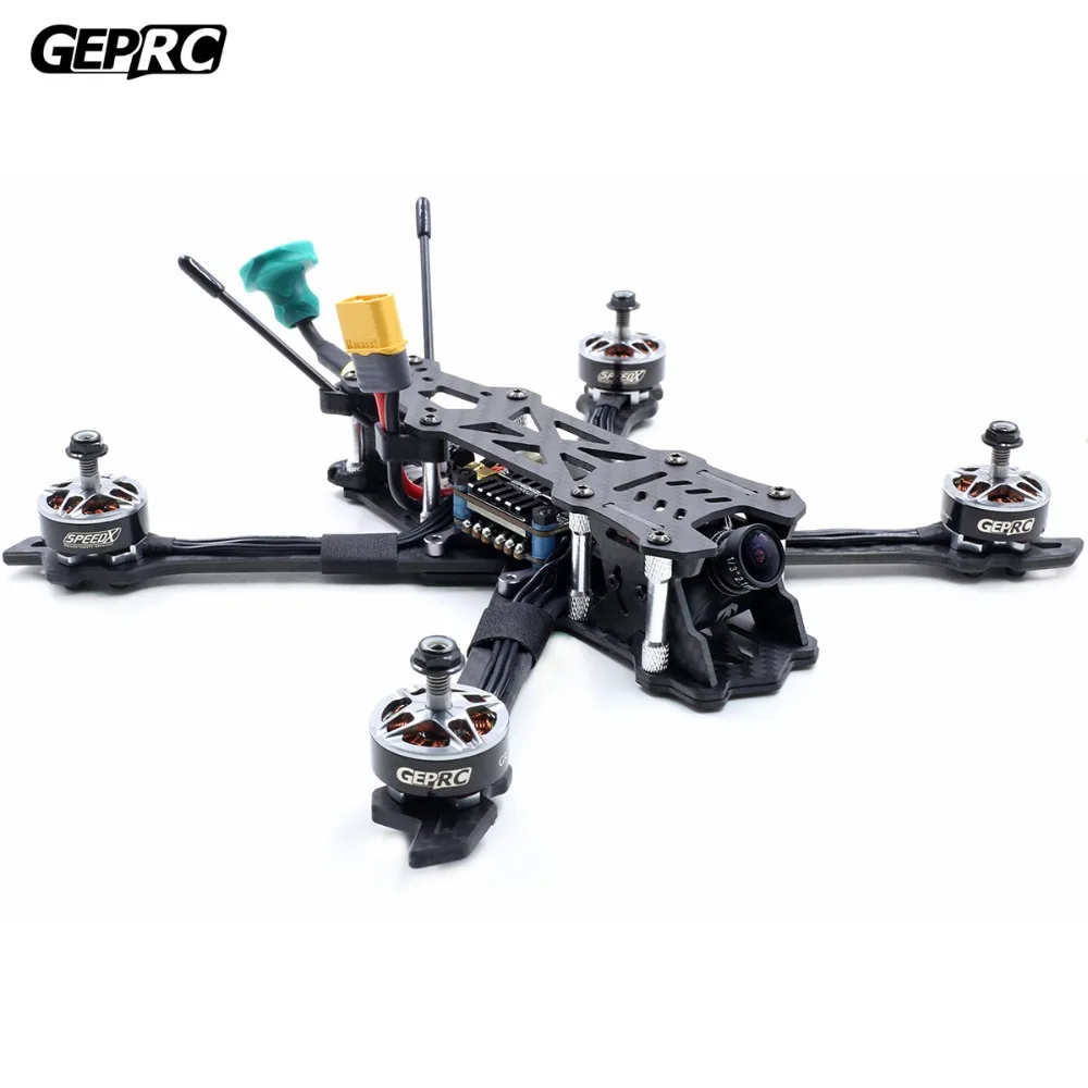 

GEPRC Mark2 PNP/BNF Version FPV Brushless RC Racing Drone Quadcopter with 230mm 40A BLHeli_s 600TVL Full 3K Carbon Fiber