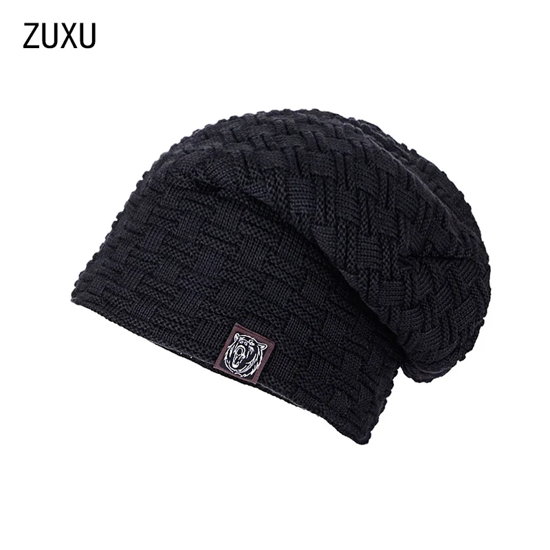 

New Fashion Men Women Warm Snow Winter Casual Beanies Solid 6 Colors Favourite Knit Hat Cap Hip Hop Casual Male Bonnet