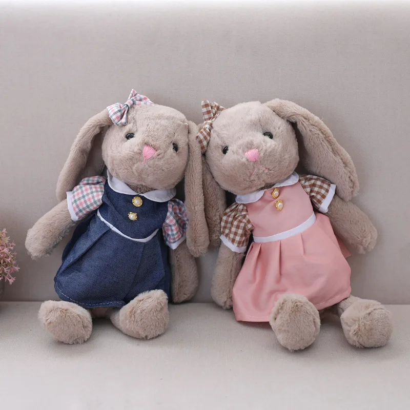 grey rabbit soft toy