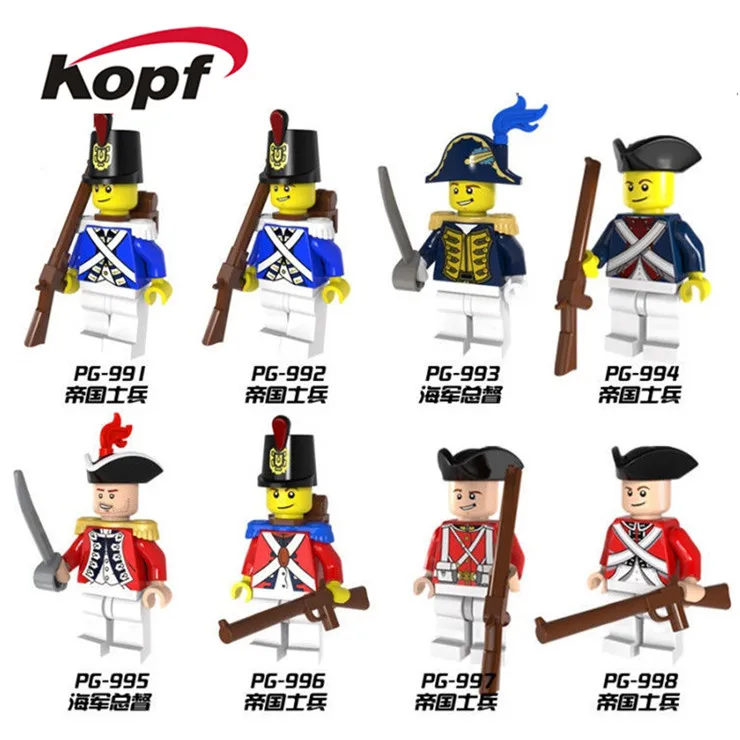 

Super Heroes Space Wars Imperial Royal Guards With Gun Bricks Army Honor Guard Model Building Blocks Toys for children PG8035