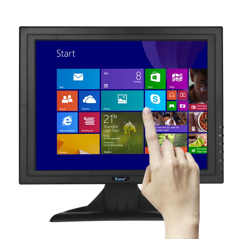 

Eyoyo POS 15" Touch Screen LCD TouchScreen Monitor For Retail Kiosk Restaurant Bar