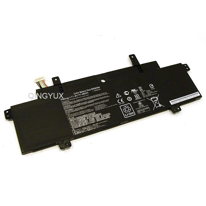 

QINGYUX New 11.4 48Wh B31N1346 Laptop Battery for ASUS CHROMEBOOK C300MA C300MA-DB01 13.3" Series Notebook Battery Pack