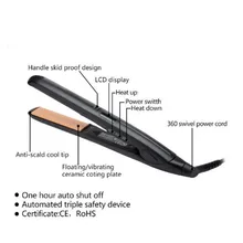 Инструменты для укладки волос 2 в 1 выпрямитель для волос и бигуди и Вэйвер керамические отрицательные ионы не повредит электрические бигуди для волос прямые волосы