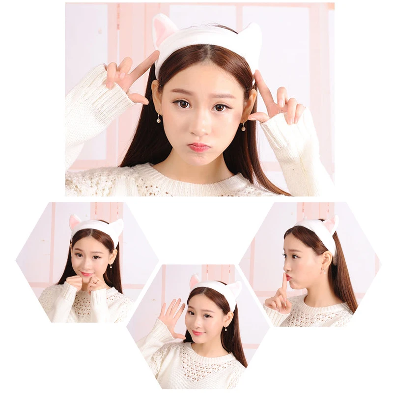 Cute Elastic Cat Ears Headband Cute Elastic Cat Ears Headband