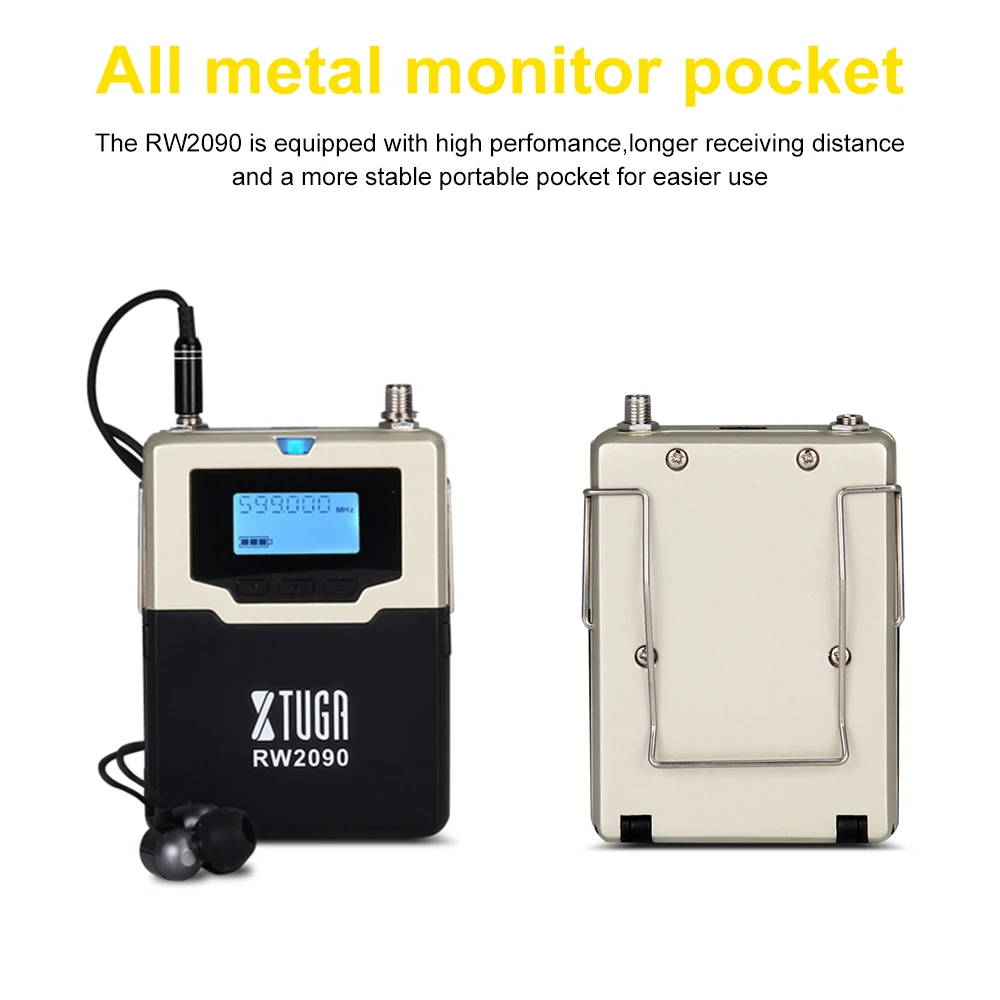 Original For XTUGA UHF Mono Wireless Monitor