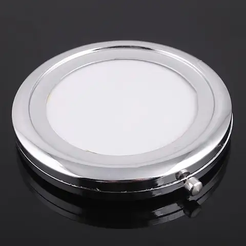 Espelho de Prata e Cobre Espelho Compacto Faça Você Mesmo Metal Portátil
