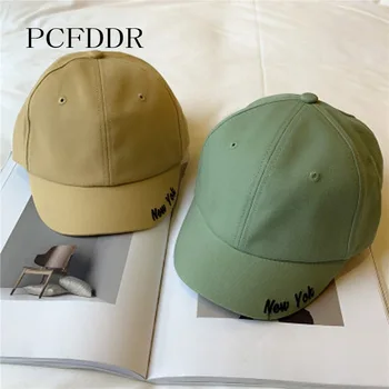 

PCFDDR Spring And Summer Duck-tongue Cap Korean Version Of leisure Student Couples Street Embroidered Sunshade Baseball Cap.