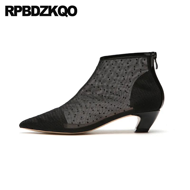 black summer boots