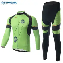 Команда Xintown Велоспорт Джерси Ropa Ciclismo наряды и комбинезон наборы велосипед велосипедные куртки брюки набор зеленый
