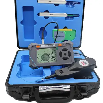 

Fiber Optical Cleaning and Inspection Kit with Handheld Video Microscope And Fiber Optic Cleaner Pen