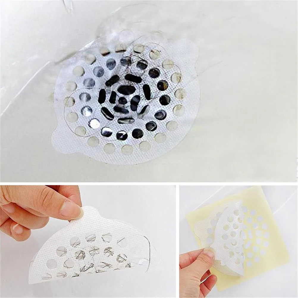 1Bag Kitchen Bathroom Sink Drain Hole Trash Hair Colanders Strainer Accessories Mesh Garbage Filter
