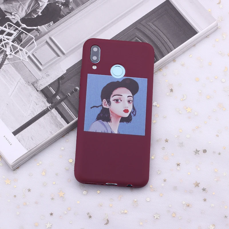 Для Xiaomi Mi Redmi Note 5 6 7 8 9 10 lite Pro Plus Girl Harajuku модный классный силиконовый чехол для