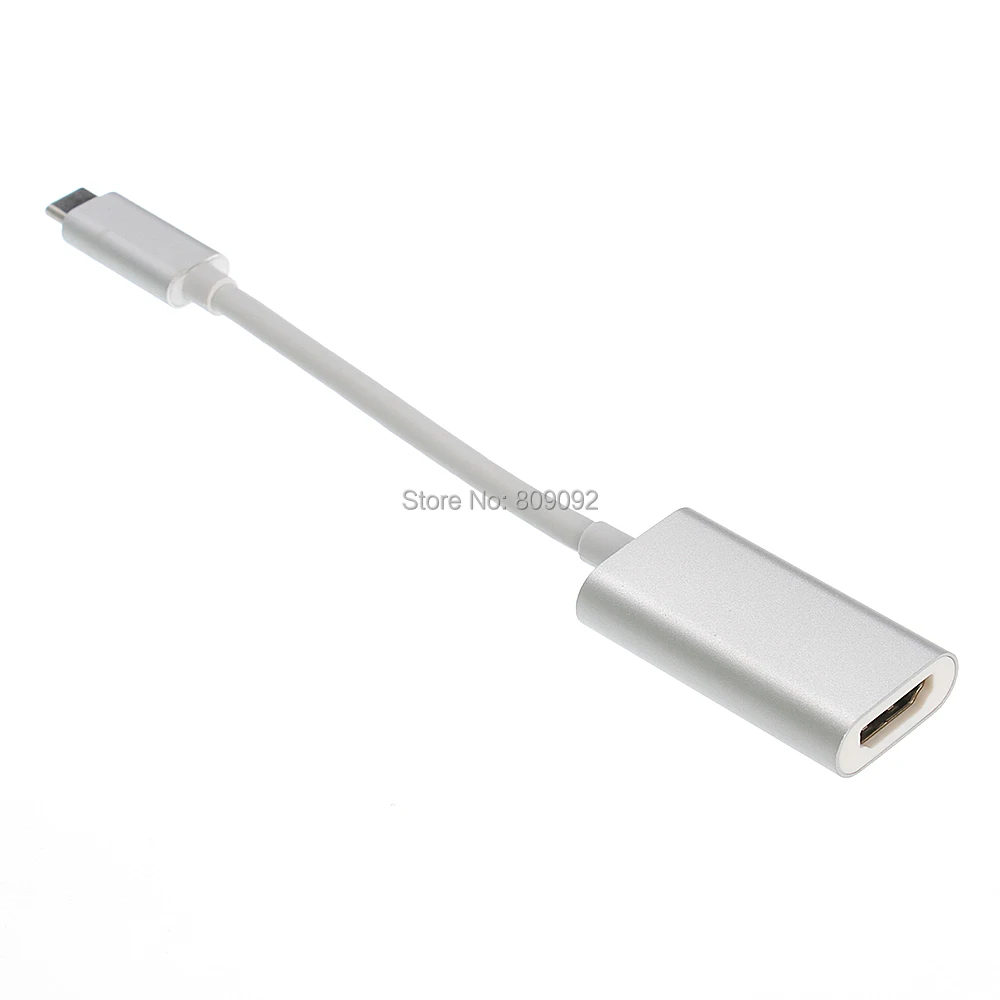 Высокое качество USB 3.1 USB-C Male Тип C к HDMI Женский 4 К алюминиевый сплав HDTV Кабель-адаптер конвертер для macbook pc