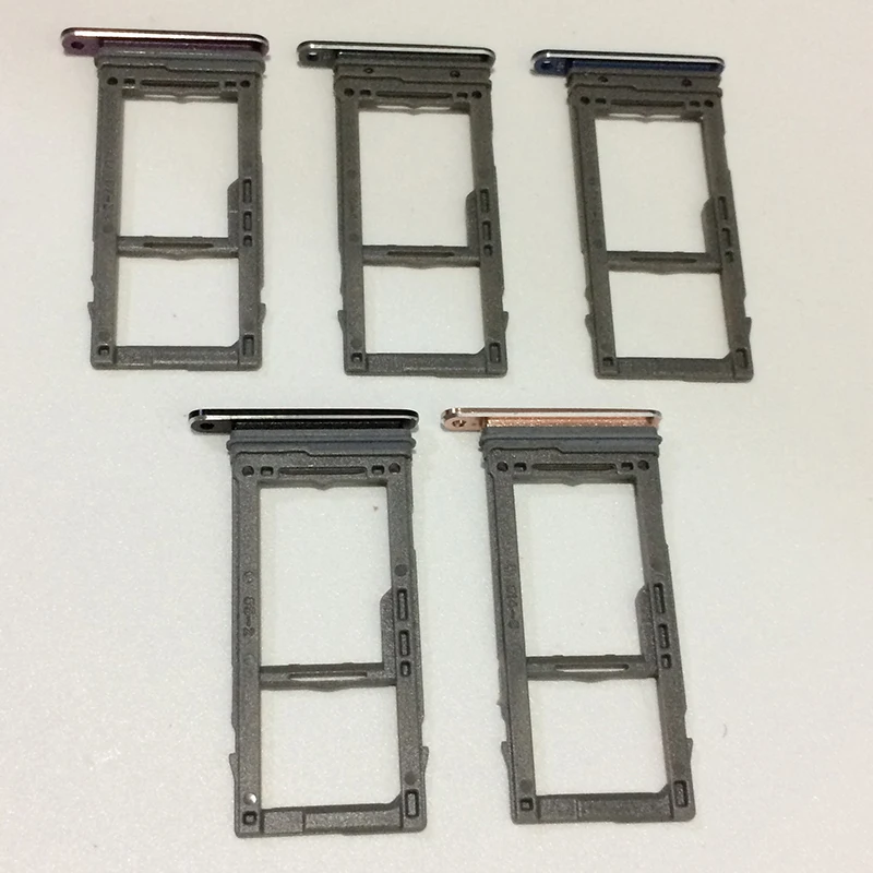 1pcs with Tracking number Original Single Nano Sim Card Holder Slot & Micro SD Tray Socket for Samsung Galaxy S9 Plus | Мобильные